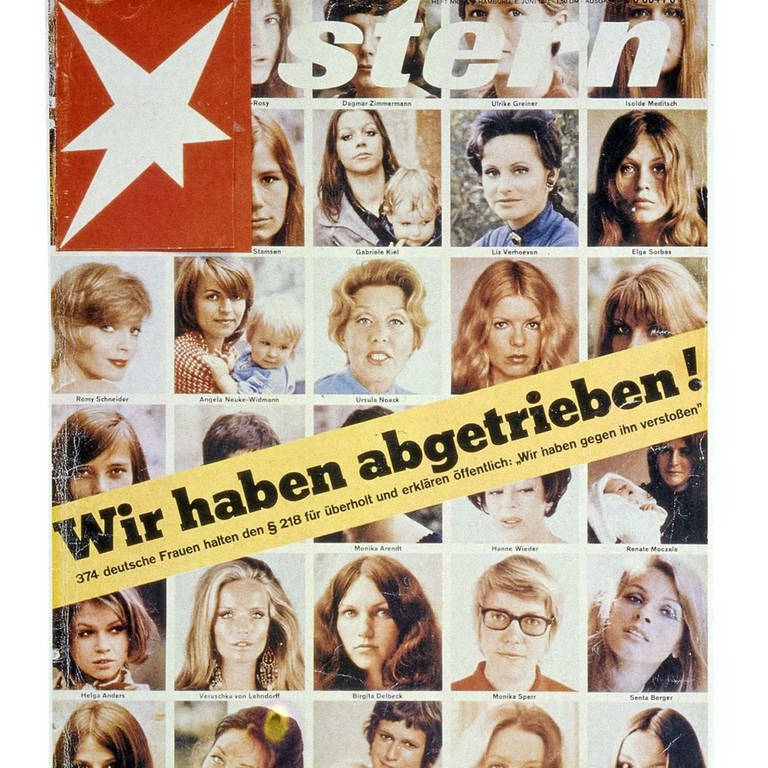 Stern-Titel von 1971 "Wir haben abgetrieben"