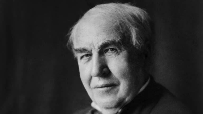 Thomas Alva Edison (1847 - 1931) um 1922