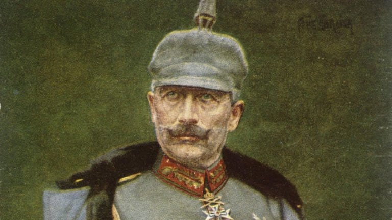 Kaiser Wilhelm II. (Bildpostkarte nach Gemälde) (Foto: picture-alliance / Reportdienste, picture alliance / akg-images | akg-images)