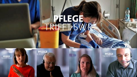 Dialog zwischen SWR Journalist:Innen und Pflege-Beschäftigten bei "Pflege trifft SWR" (Foto: SWR)