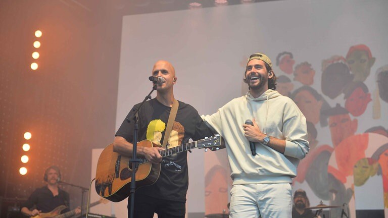 Milow beim SWR3 Open Air in Mainz