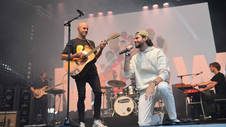 Milow beim SWR3 Open Air in Mainz