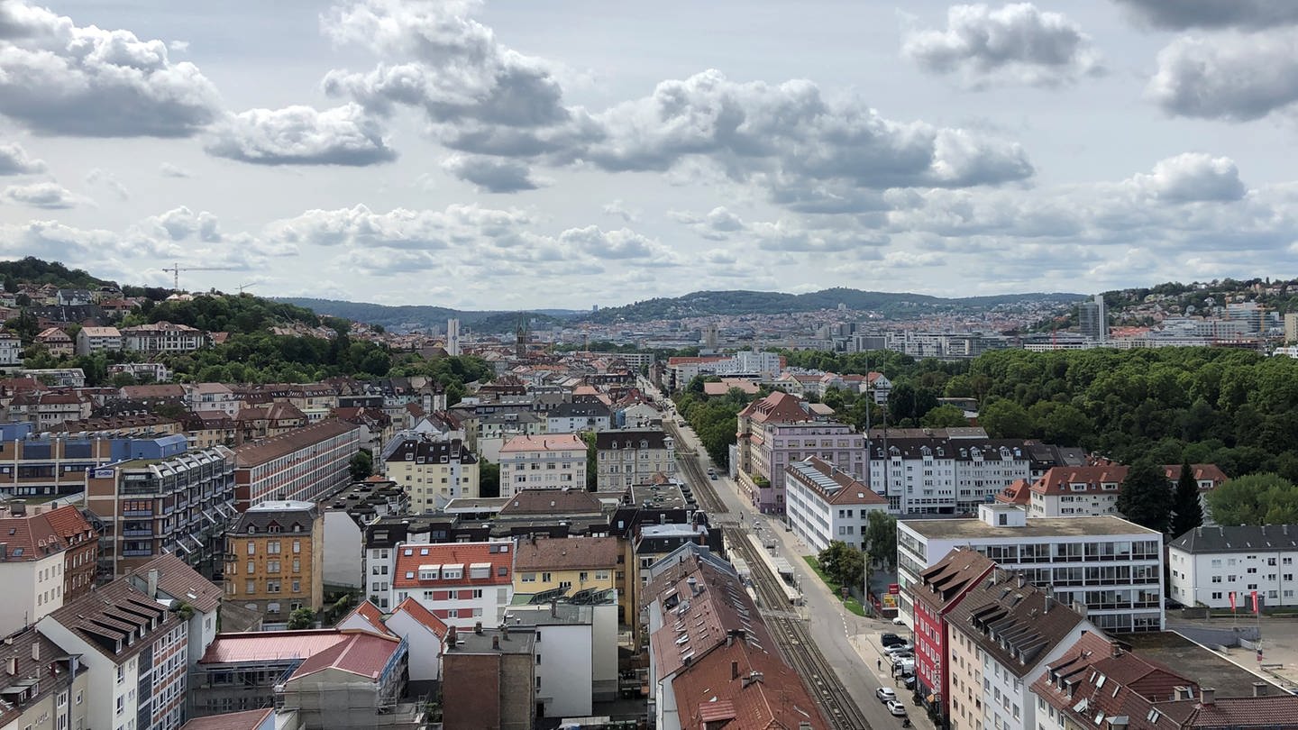 Stuttgart-Panorama aus Perspektive des SWR Funkhauses (Foto: SWR)
