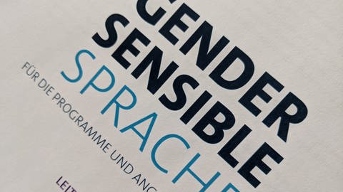 Leitfaden Gendersensible Sprache (Foto: SWR)