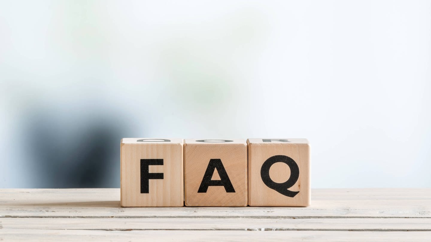 FAQ - Symbolbild (Foto: IMAGO, YAY Images)