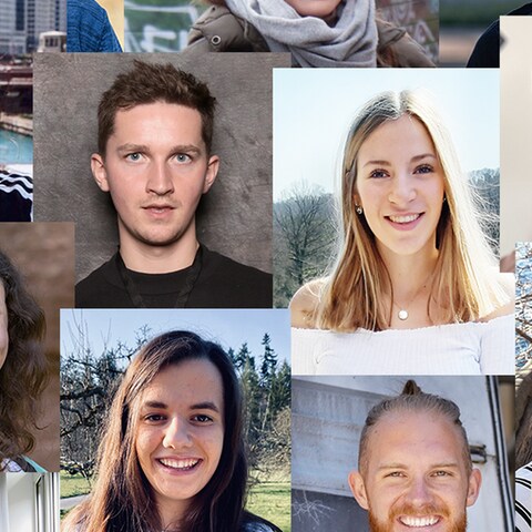 Collage aus Gesichtern junger Kollegen (Foto: SWR)