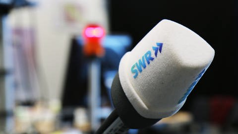 Mikrofon im Vordergrund - unscharfer Hintergrund (Foto: SWR, Foto: Florian Schwab)