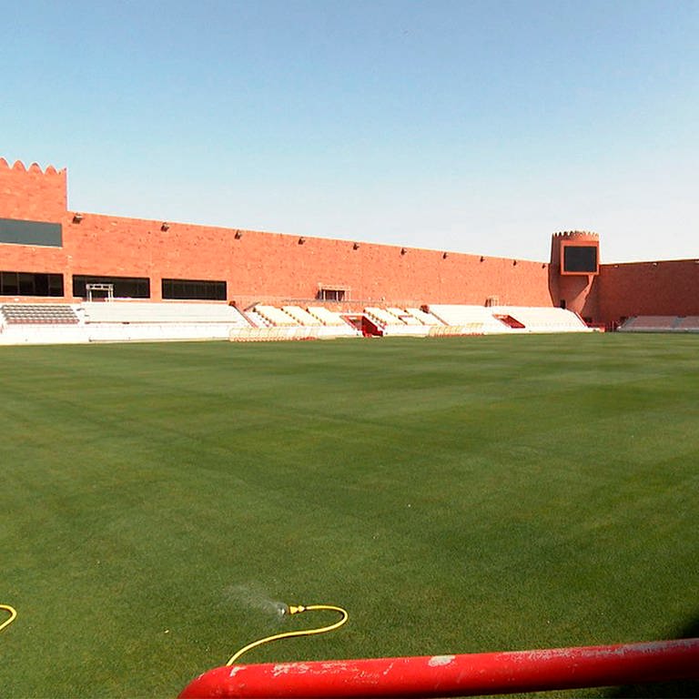 Fußballstadion der FIFA Fußball-WM 2022 in Katar. (Foto: SWR)