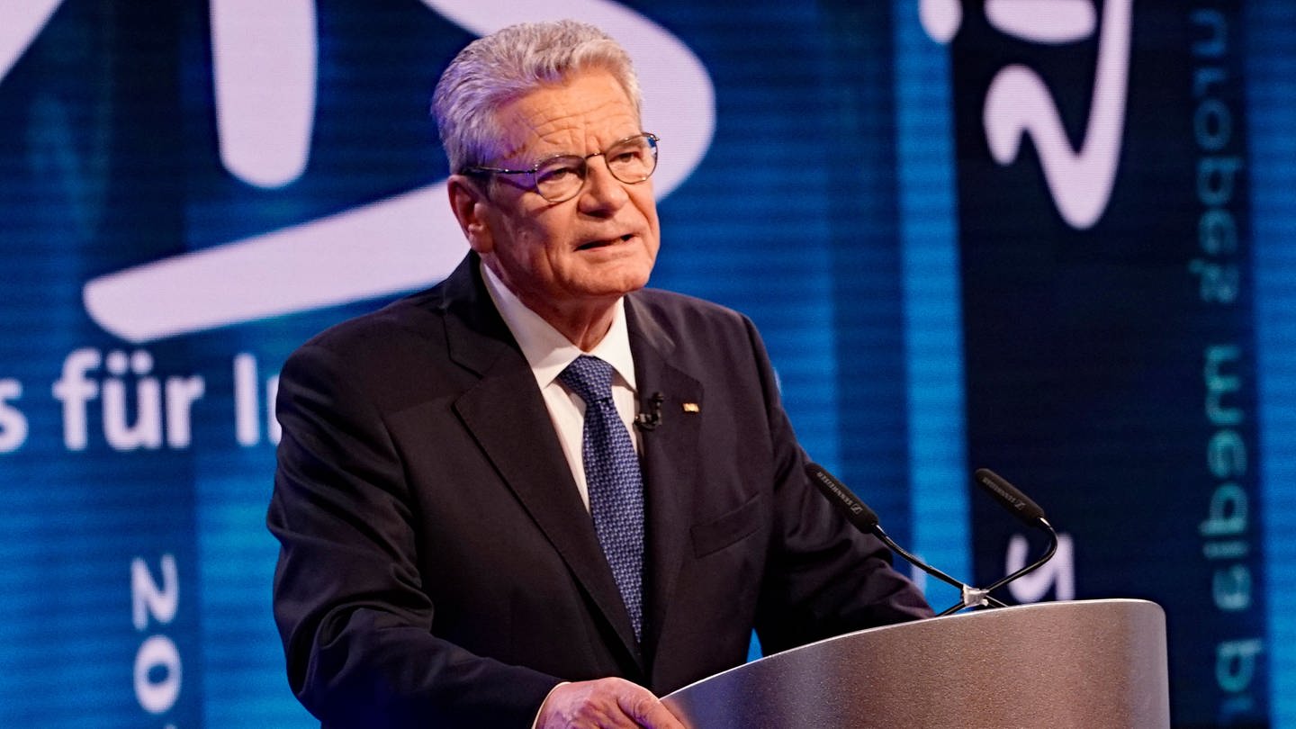 Bundespräsident Joachim Gauck, hier bei der Civis Medienpreisverleihung 2016. © SWR/WDR/Herby Sachs