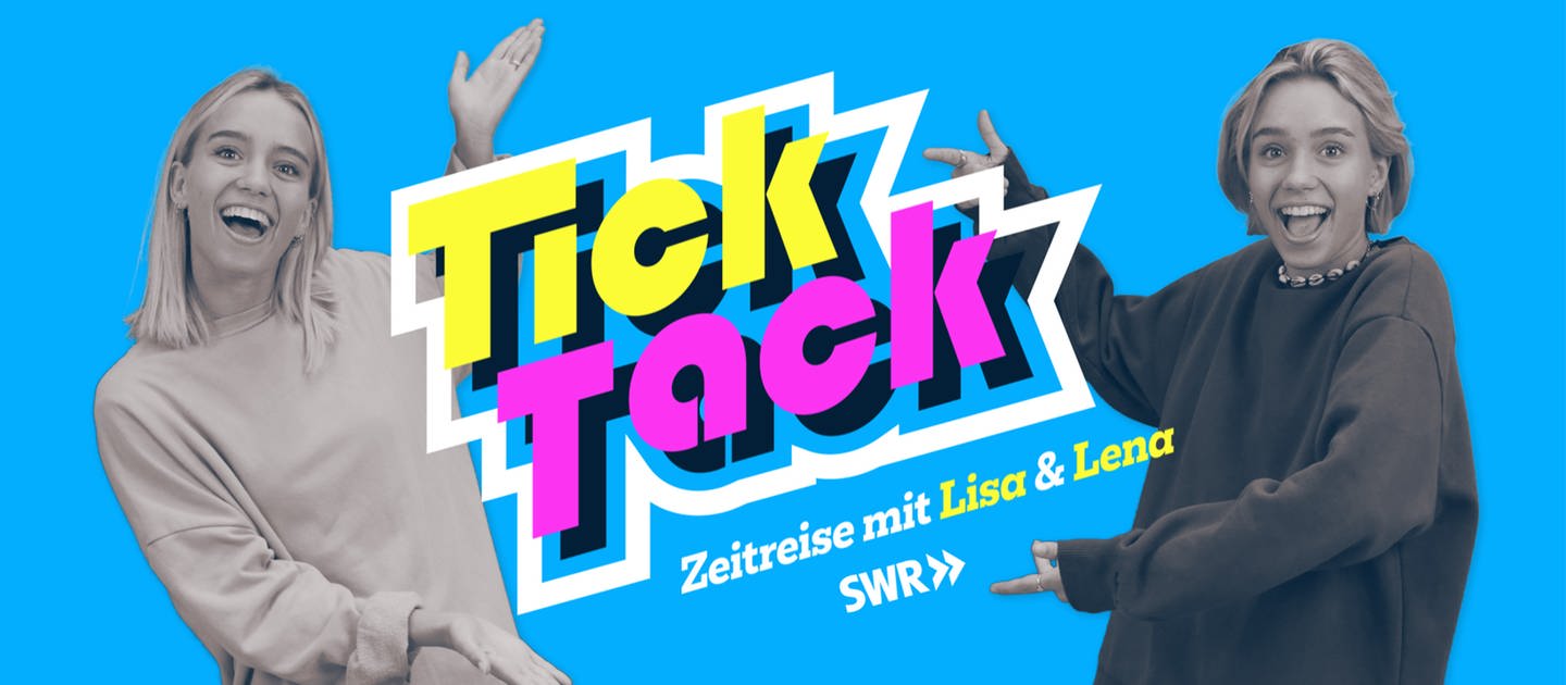 „TickTack Zeitreise mit Lisa & Lena“: Ein unterhaltsames Geschichtsformat für junge Zuschauer:innen © SWRtvision