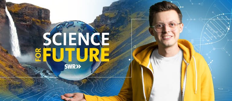 In der neuen Webdoku-Reihe „Science for Future“ geht der Science YouTuber Jacob Beautemps auf die Suche nach konkreten Lösungen für einige der größten Herausforderungen unserer Zeit.  (Foto: SWR)