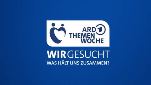 Das Logo der ARD Themenwoche auf blauem Hintergrund