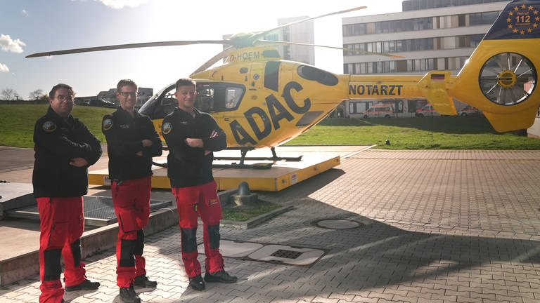 SWR Dokureihe "Die Unfallklinik" zeigt den Alltag in der Zentralen Notaufnahme der BG Klinik Ludwigshafen und Hubschrauber-Rettungseinsätze mit Christoph 5 (Foto: SWR)