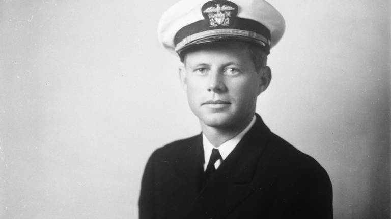 John F. Kennedy als Marineoffizier (Foto: SWR, JFK Library)