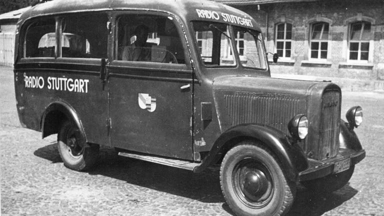 Der erste Übertragungswagen von Radio Stuttgart  (Foto: SWR)