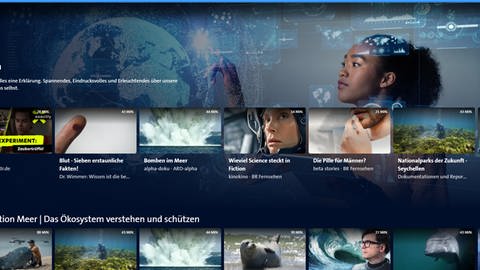 Wissens-Channel aus dem Themenwelten-Bereich der ARD Mediathek © SWR