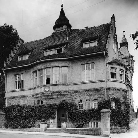Das erste Studio des Landesstudios in Tübingen ist im Haus der Studentenverbindung „Franconia“.  (Foto: SWR, Foto-Kleinfeld Tübingen)