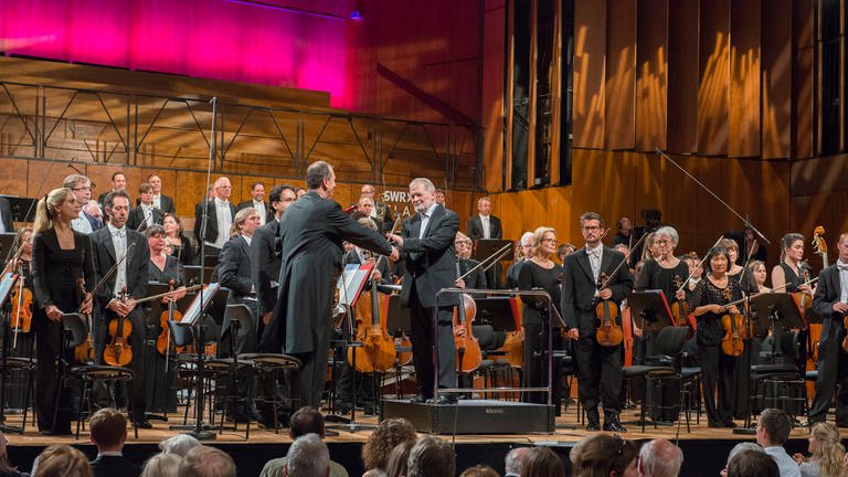 Das Eröffnungskonzert des neuen SWR Symphonieorchesters wird live aus der Liederhalle Stuttgart im Hörfunk, Fernsehen und Internet gesendet. (Foto: SWR, Alexander Kluge)