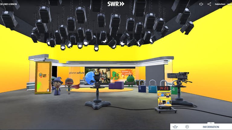 Ein Studio für Kinder: interaktive Entdeckungsreise für die jungen Nutzerinnen und Nutzer (Foto: SWR)