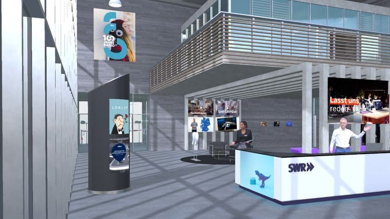 Das Foyer in SWR Virtuell (Foto: SWR)