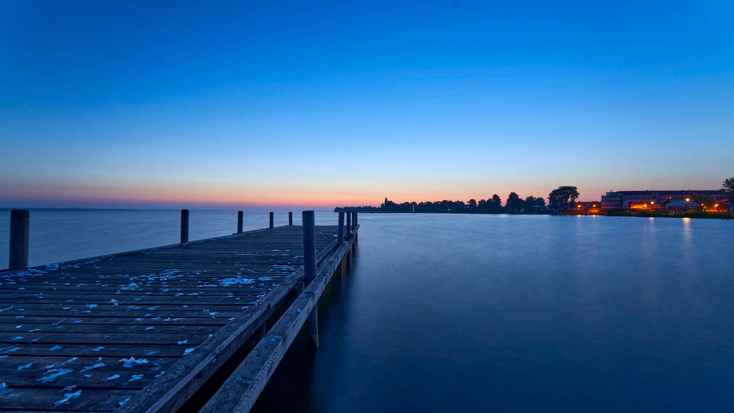 Sonnenaufgang am Steinhuder Meer – das eigentlich ein Binnensee ist