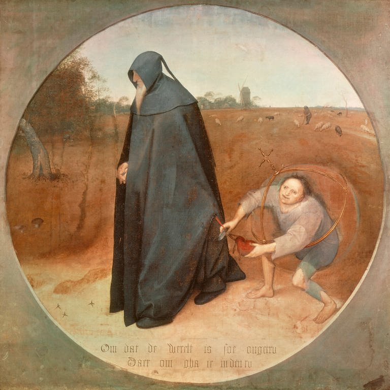 "Die Treulosigkeit der Welt": Pieter Bruegel der Ältere (1568, Öl auf Leinwand)