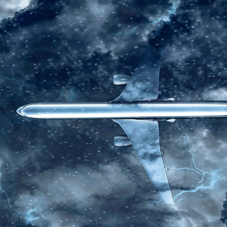 Flugzeug im Sturm: Hinter der scheinbar lapidaren Anzeige "Windgeschwindigkeit 50 kmh" steckt eine ziemlich aufwändige Rechnerei. (Foto: IMAGO, IMAGO / UIG)