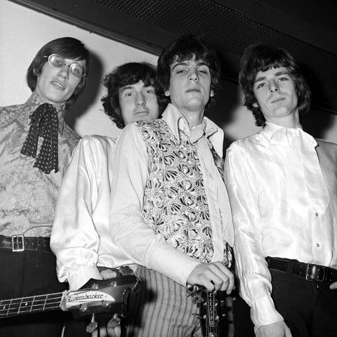 The Pink Floyd (v.l.n.r.) Roger Waters, Nick Mason, Syd Barrett und Rick Wright (März 1967) (Foto: picture-alliance / Reportdienste, picture-alliance/ dpa | UPPA | Starstock/Photoshot)