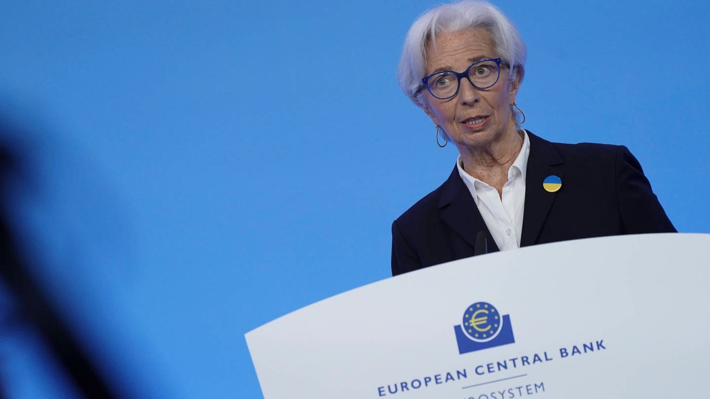 Christine Lagarde, Präsidentin der Europäischen Zentralbank (EZB) im März 2022 (Foto: IMAGO, IMAGO / Political-Moments)
