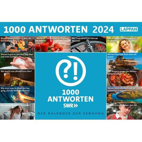 1000 Antworten – Tageskalender 2024 (Foto: Lappan Verlag / Carlsen)