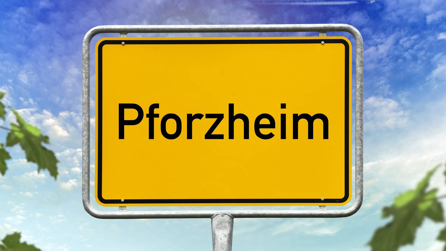 Ortsschild von Pforzheim: 