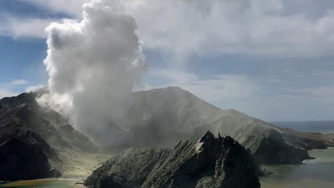 Vulkanausbruch auf White Island (Foto: IMAGO, imago images/Xinhua)