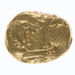 Archaische Goldmünze, ca. 560 v. Chr. (Foto: imago images, Artokoloro)