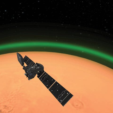Das grüne Leuchten des Mars (Künstlerische Darstellung) (Foto: IMAGO, imago images/Cover-Images)
