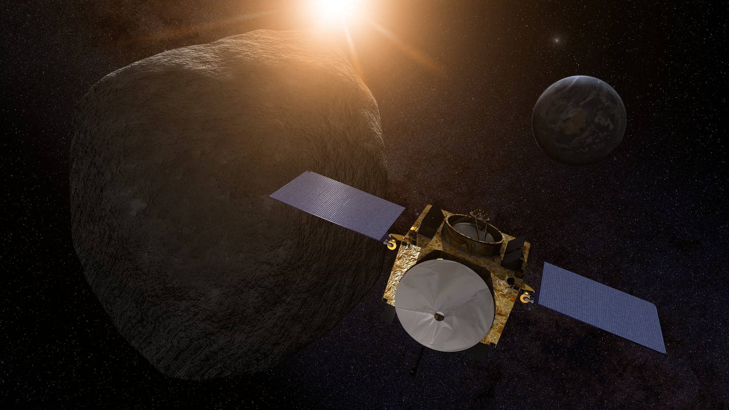 Die Sonde OSIRIS REx soll den Asteroiden Bennu erforschen. (Foto: IMAGO, imago/NASA)
