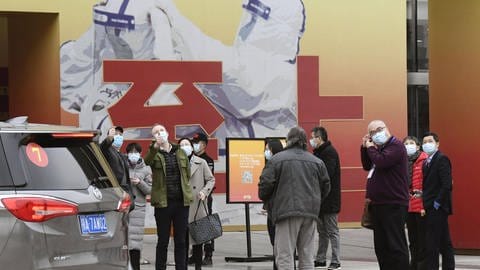 WHO-Expertinnen und -Experten suchten im chinesischen Wuhan nach den Ursprüngen der Corona-Pandemie. (Foto: IMAGO, imago images/Kyodo News)