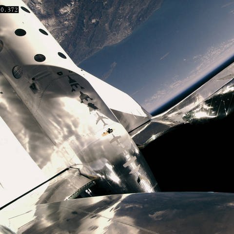 VSS Unity von Virgin Galactic fliegt rund 80 Kilomter über der Erdoberfläche (Foto: IMAGO, Imago/Cover-Images)