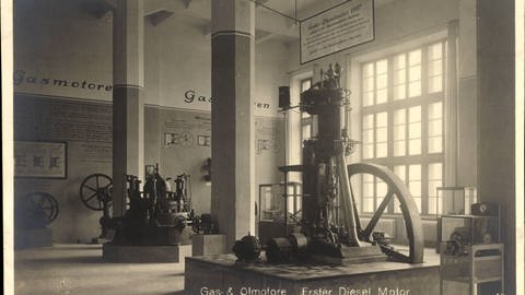 Der Prototyp des ersten Dieselmotors war über drei Meter hoch und wog mehrere Tonnen. (Foto: IMAGO, imago/Arkivi)