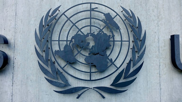 Emblem der Vereinten Nationen (Foto: IMAGO, Sascha Steinach via www.imago-images.de)