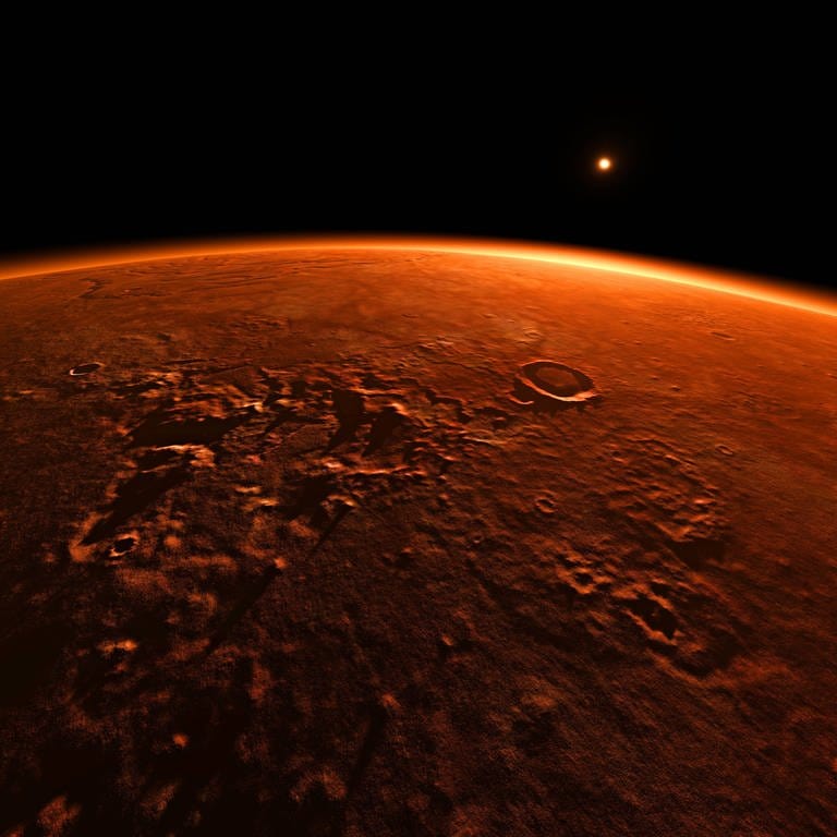 Die chinesische Mars-Mission soll auch dabei helfen, das Magnetfeld des Mars genauer zu erforschen. (Foto: IMAGO, imago/blickwinkel)