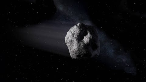 Künstlerische Darstellung eines Asteroiden (Foto: NASA JPL Caltech)