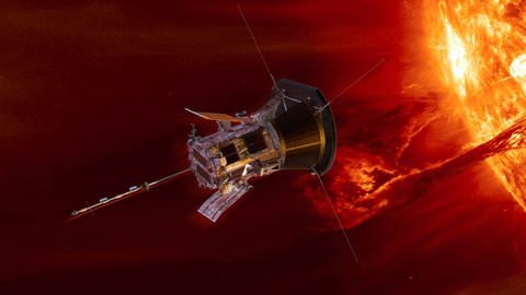 Die Parker Solar Probe-Sonde ist in Sonnennähe einer extremen Hitze ausgesetzt.  (Foto: IMAGO, imago/ZUMA Press)