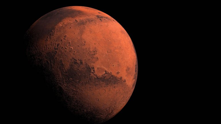 Der Mars im Weltraum. (Foto: IMAGO, IMAGO / UIG)