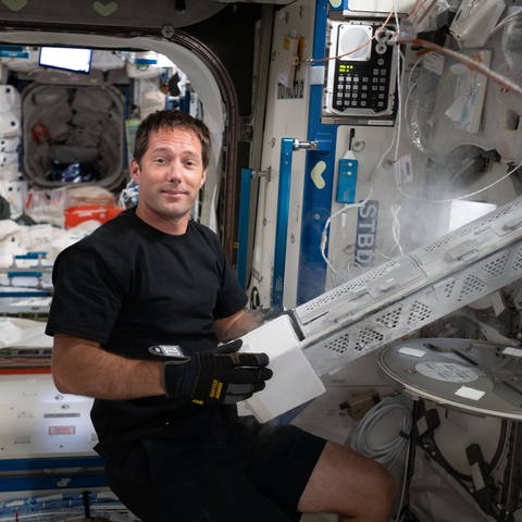 Alltag auf der ISS (Foto: IMAGO, IMAGO / ZUMA Wire)