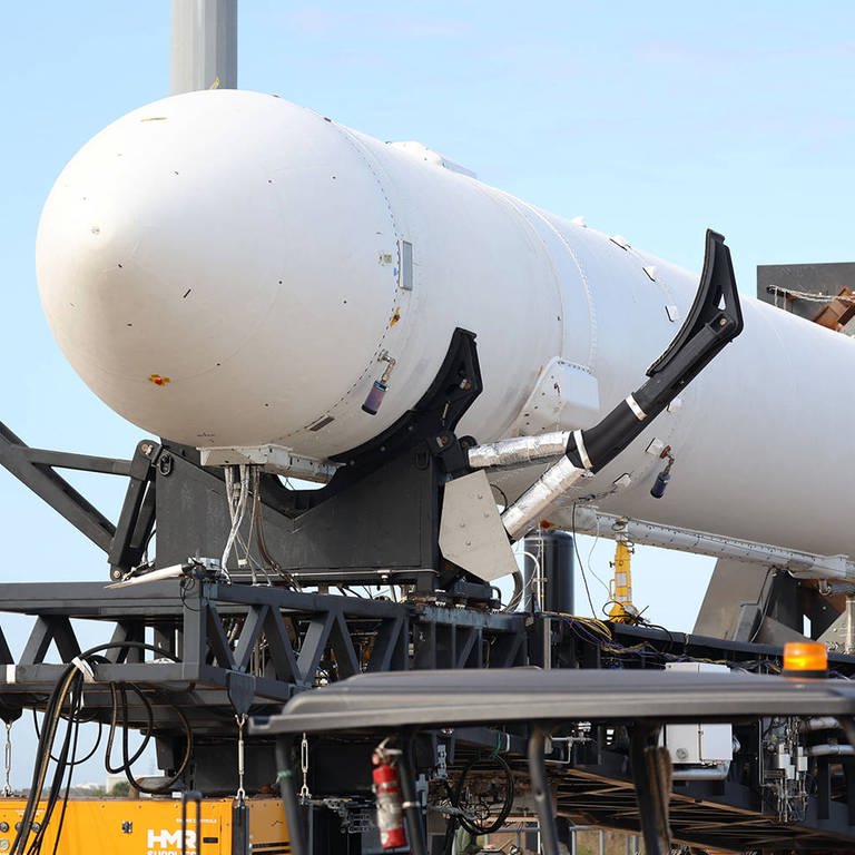 Einige Teile der Terran 1-Rakete stammen aus dem 3D-Drucker. (Foto: IMAGO, IMAGO / ZUMA Wire/Ricardo Ramirez Buxeda)