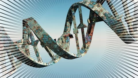 DNA Doppelelix - Das Pangenom-Projekt soll dabei helfen, die Entstehung menschlicher Krankheiten besser zu verstehen. (Foto: IMAGO, imago images/UIG)