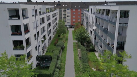 Ein modernes Neubaugebiet - Die Stadtplanung reagiert auf Wohnungsmangel meist mit Neubauten auf neu erschlossenen Flächen. (Foto: SWR)