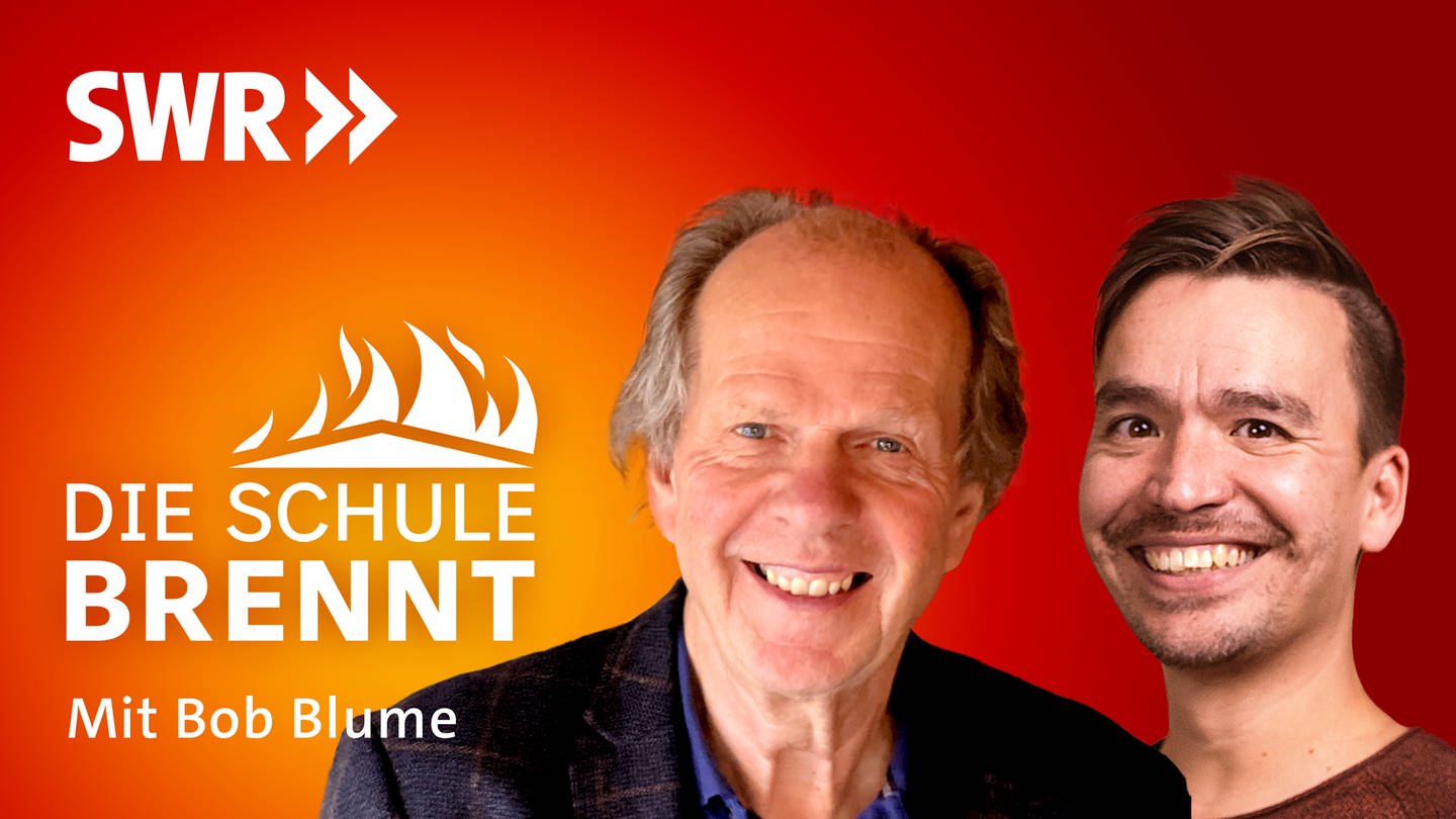 Olaf-Axel Burow und Bob Blume auf dem Podcast-Cover von 