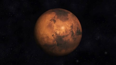 Der rote Planet birgt noch einige Rätsel, die die chinesische Mars-Mission jetzt zumindest teilweise lösen soll. (Foto: IMAGO, imago images/CHROMORANGE)