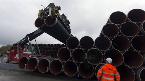 Pipelinebau Nord Stream2 (Foto: IMAGO, imago images / Jens Koehler)